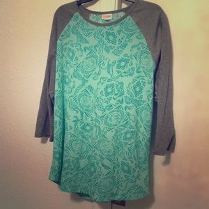NWOT Lularoe Randy, Size 3XL - Disney Ariel Print